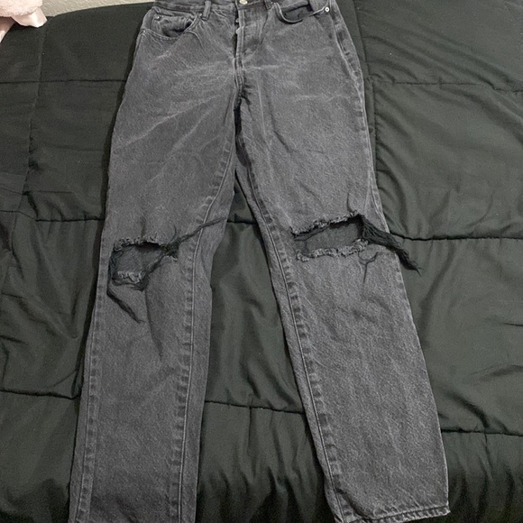 PacSun Denim - Black Ripped Dad Jeans